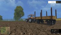 FS15 – MBP 6.5 Odun Taşıma Römorku