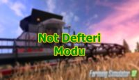 FS17 Not Defteri Modu