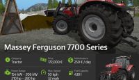 FS17 Massey Ferguson 7700 Traktör Detayları