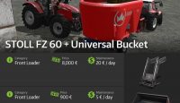 FS17 – Stoll FZ60 + Universal Bucket