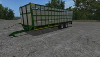 FS17 – Yeşil Broughan 28 Hayvan Taşıma Römorku