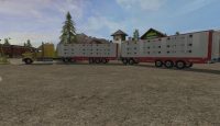 FS17 – Tandem Hayvan Taşıma Römorku V1