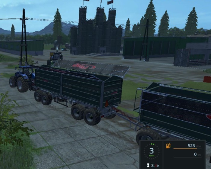 FS17 – Fliegl 3-Seiten 4 Römork V1