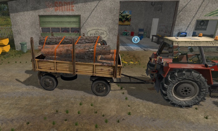 FS17 – MBP 6.5 Römork (Otomatik Odun Yükleme)