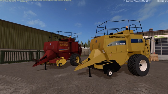 FS17 – New Holland BB980 Balya Makinası V2.1
