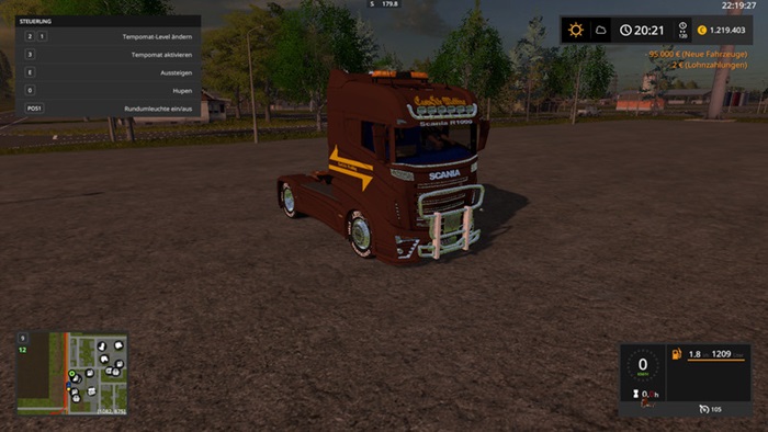 FS17 – Scania R1000 Kamyon Modu V0.1
