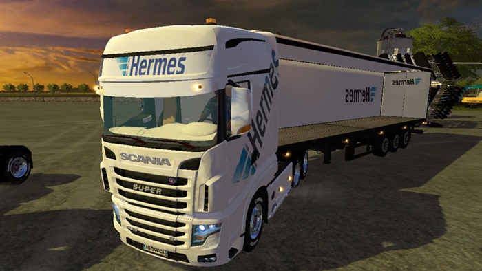 FS17 – Scania R700 Hermes Kamyon Modu V1