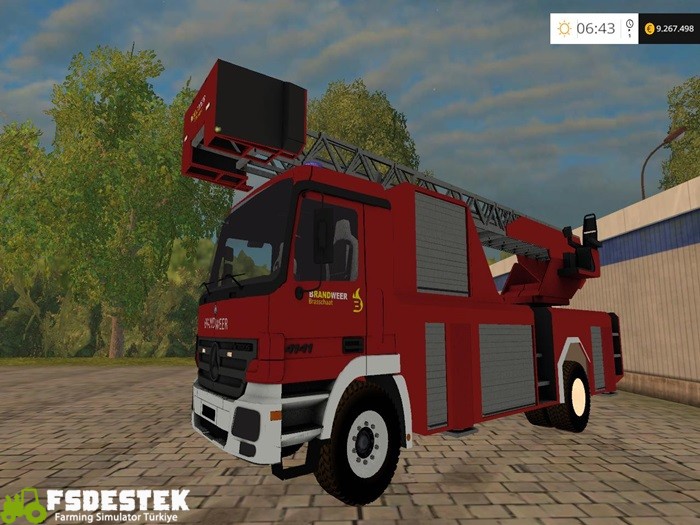 FS15 – Belçika İftaiye Kamyonu (Merdivenli) V1