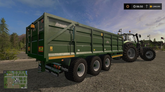 FS17 – Broughan 22F Römork V1