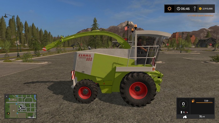 FS17 – Claas Jaguar 880 Biçer Döver V1
