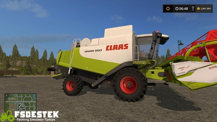 Fs17 Claas Lexion 550 Biçer Döver Paketi V1 Fsdestek Farming Simulator Oyunları Mod Ve 3885