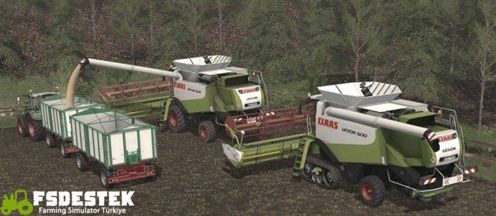 FS17 – Claas Lexion 600 Biçer Döver Paketi