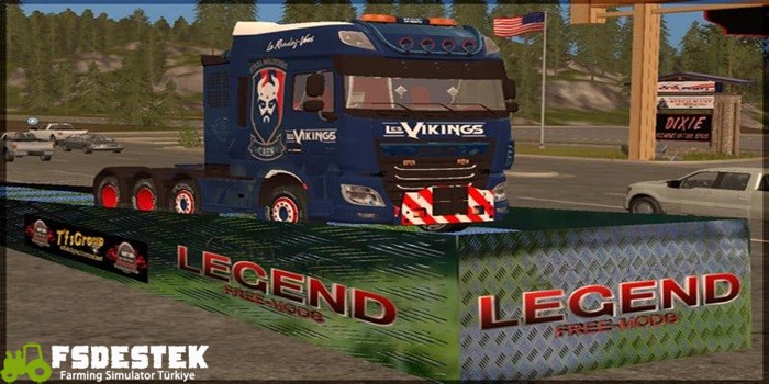 FS17 – DAF XF Vikingler Kamyon Modu