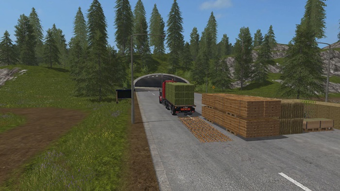 FS17 – Fliegl Flatbed Kısa Dorse V1