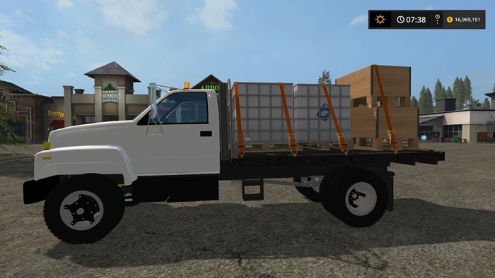 FS17 – GMC Topkick Flatbed Kamyon V1