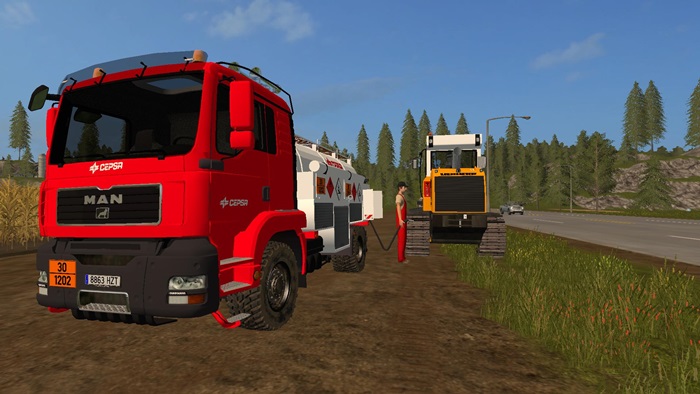 FS17 – MAN Cepsa Dizel Yakıt Tankeri Kamyonu V1