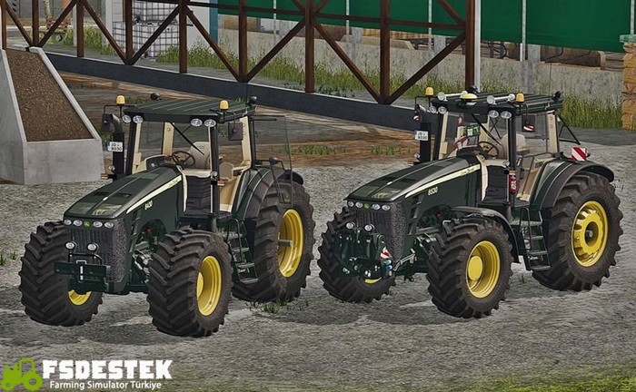 FS17 – John Deere 8030 Serisi Siyah Traktör V1