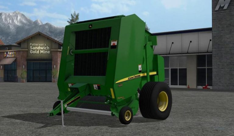 FS17 – John Deere 568 Yuvarlak Balya Makinesi V1.0.0