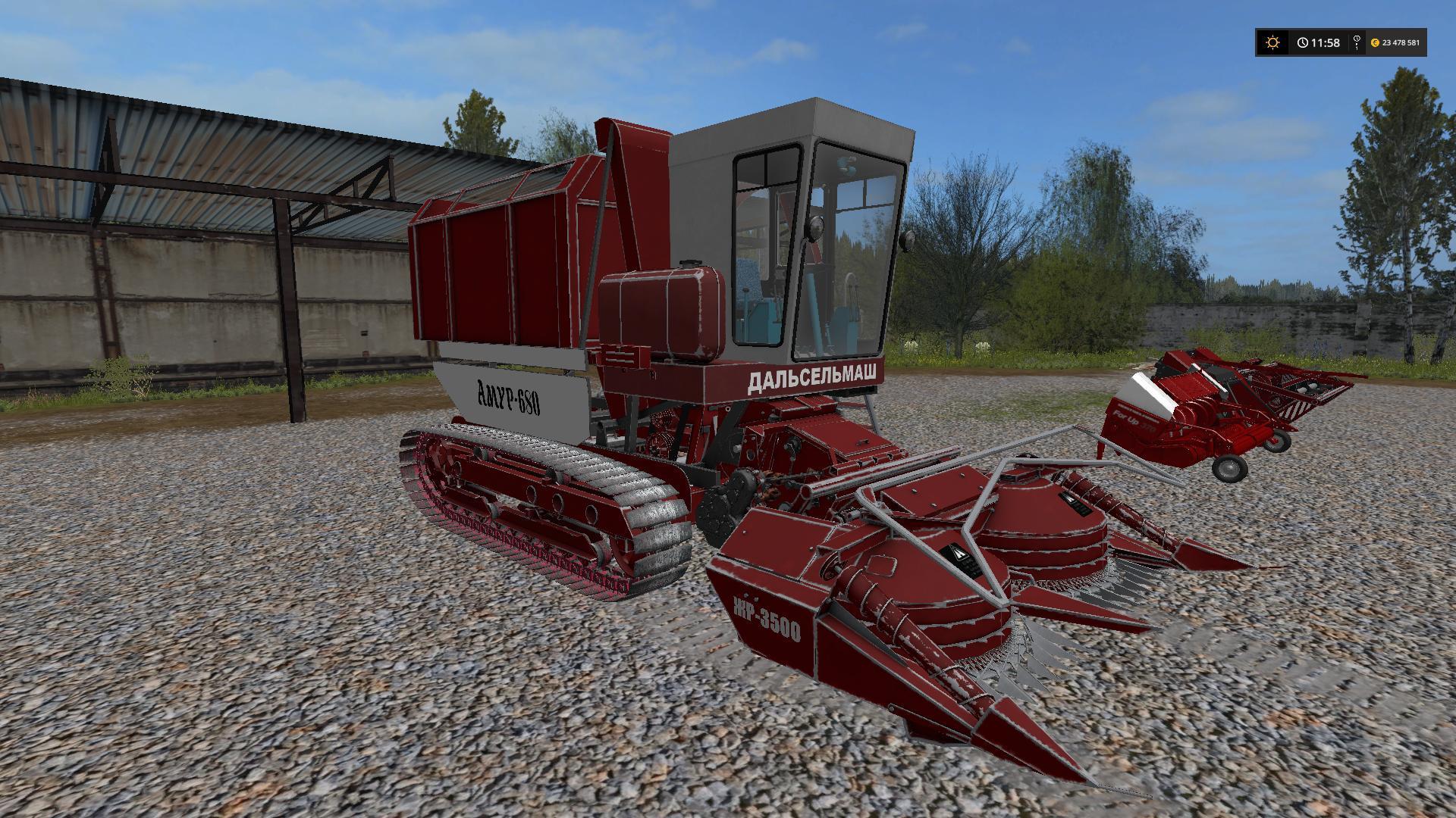 FS17 – Amur 680 Hasat Makinesi V1.0