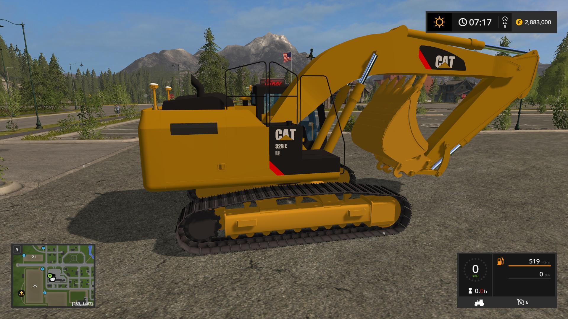 FS17 – Cat 329E Ekskavator V1.0
