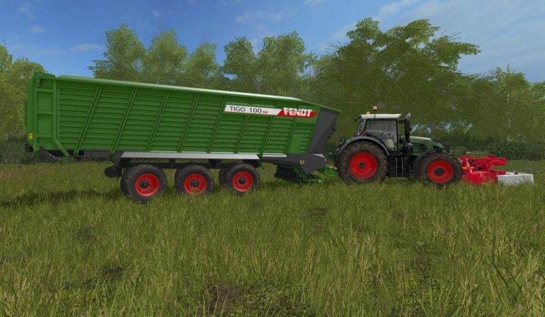 FS17 – Fendt Tigo 100XR Ot Toplama Römorku V1.0
