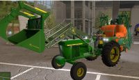 FS17 – JD 4020 2 Çeker Traktör + Ön Yükleyici