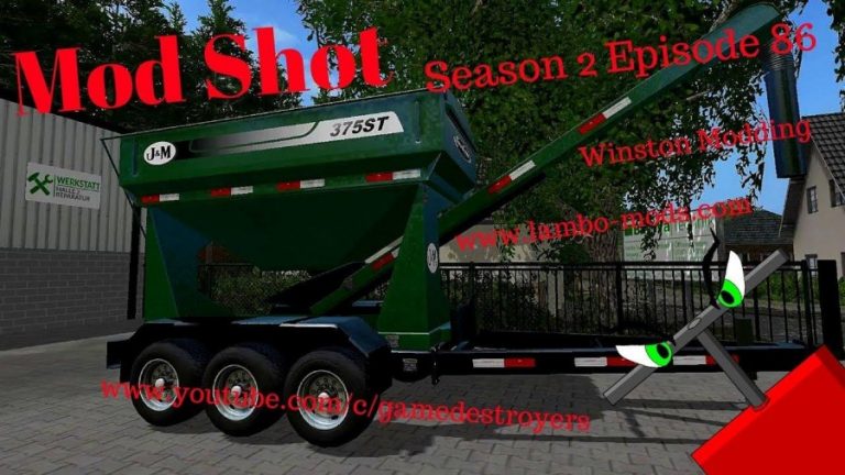 FS17 – J&M 375 Tohum Destekli Römork