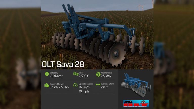 FS17 – OLT SAVA 28 Disk Kültivatör