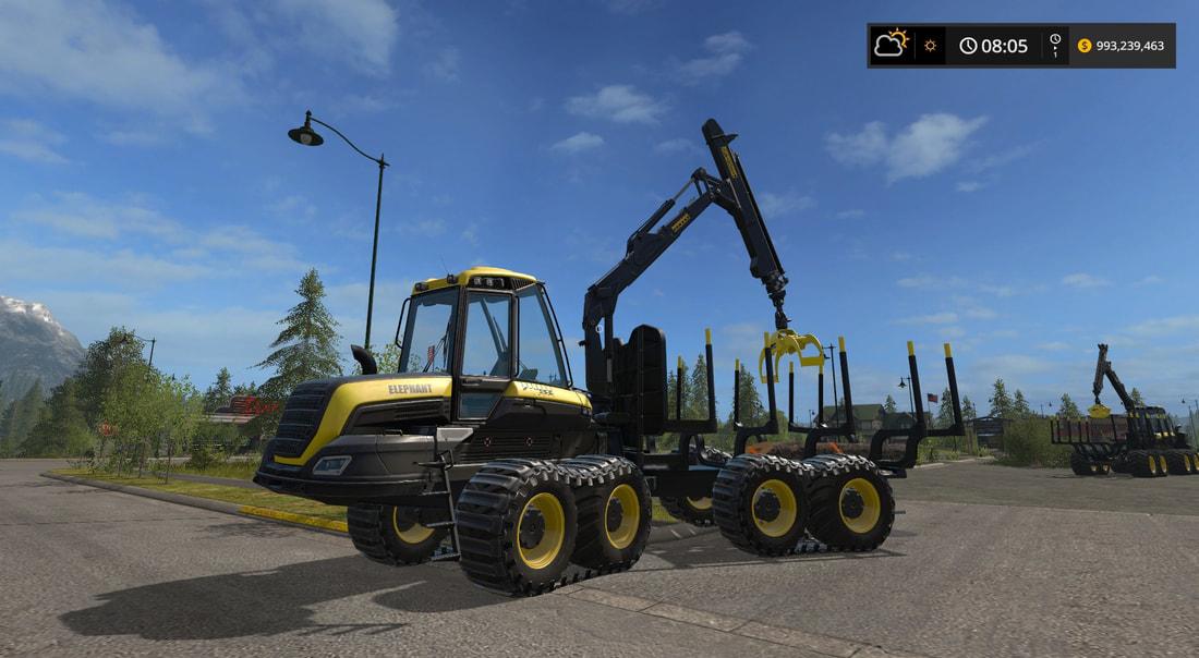 FS17 – Ponsse Elephant Tomruk Yükleyici V1.0