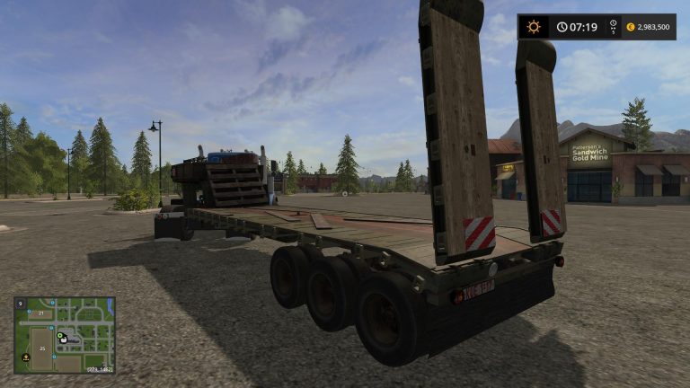 FS17 – Tieflader Taşıma Dorsesi V1.0