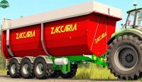 FS17 – Zaccaria Zam200 DP/8SP Üst Kapaklı Römork V1.1