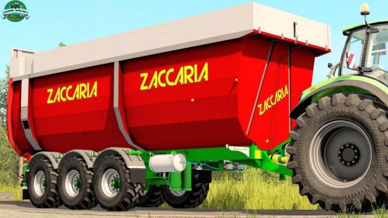 FS17 – Zaccaria Zam200 DP/8SP Üst Kapaklı Römork V1.1