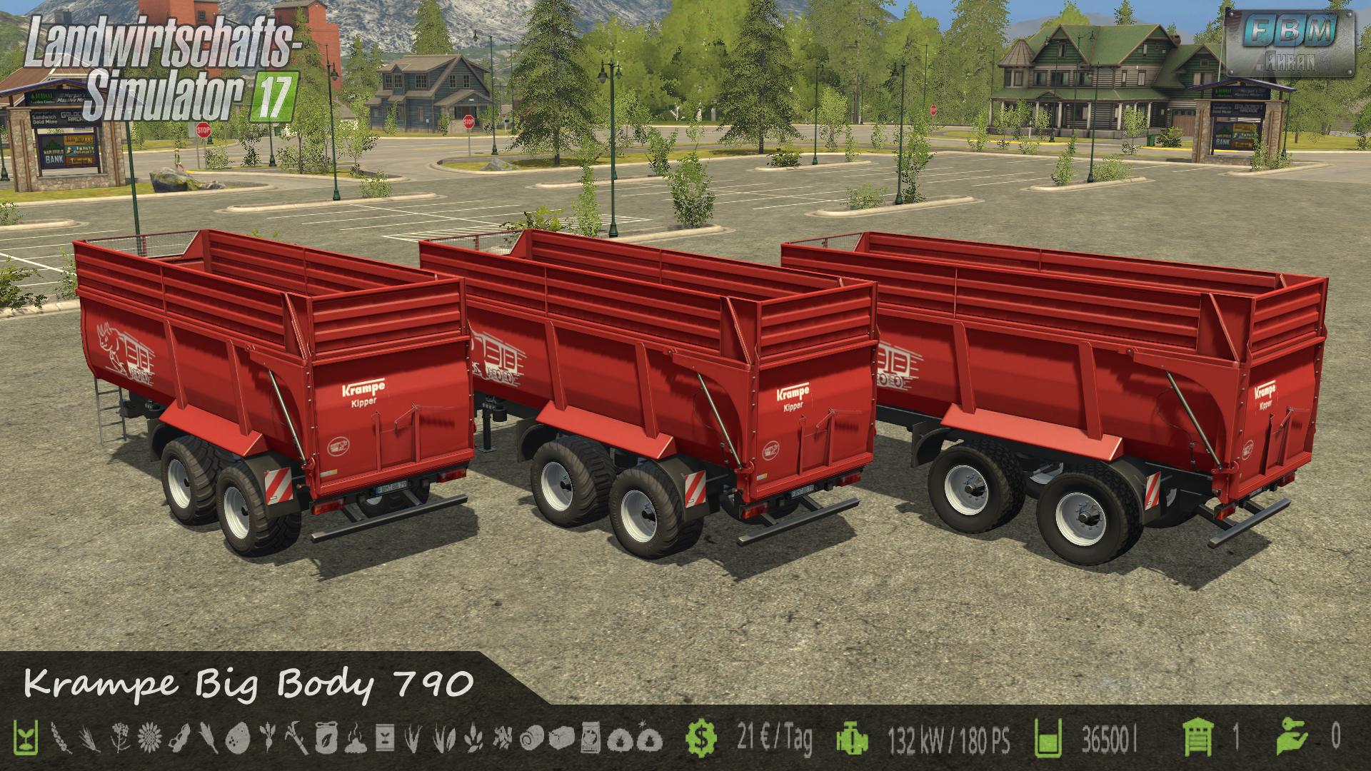 FS17 – Krampe BBS 790 Römork V1.0