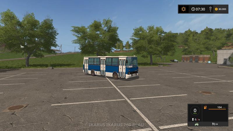FS17 – Ikarus 260 Mavi Otobüs Modu v1.0