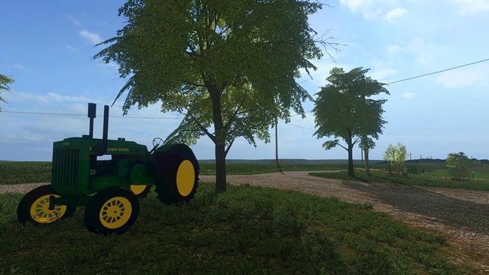 FS17 – John Deere Model D Traktör v1.0