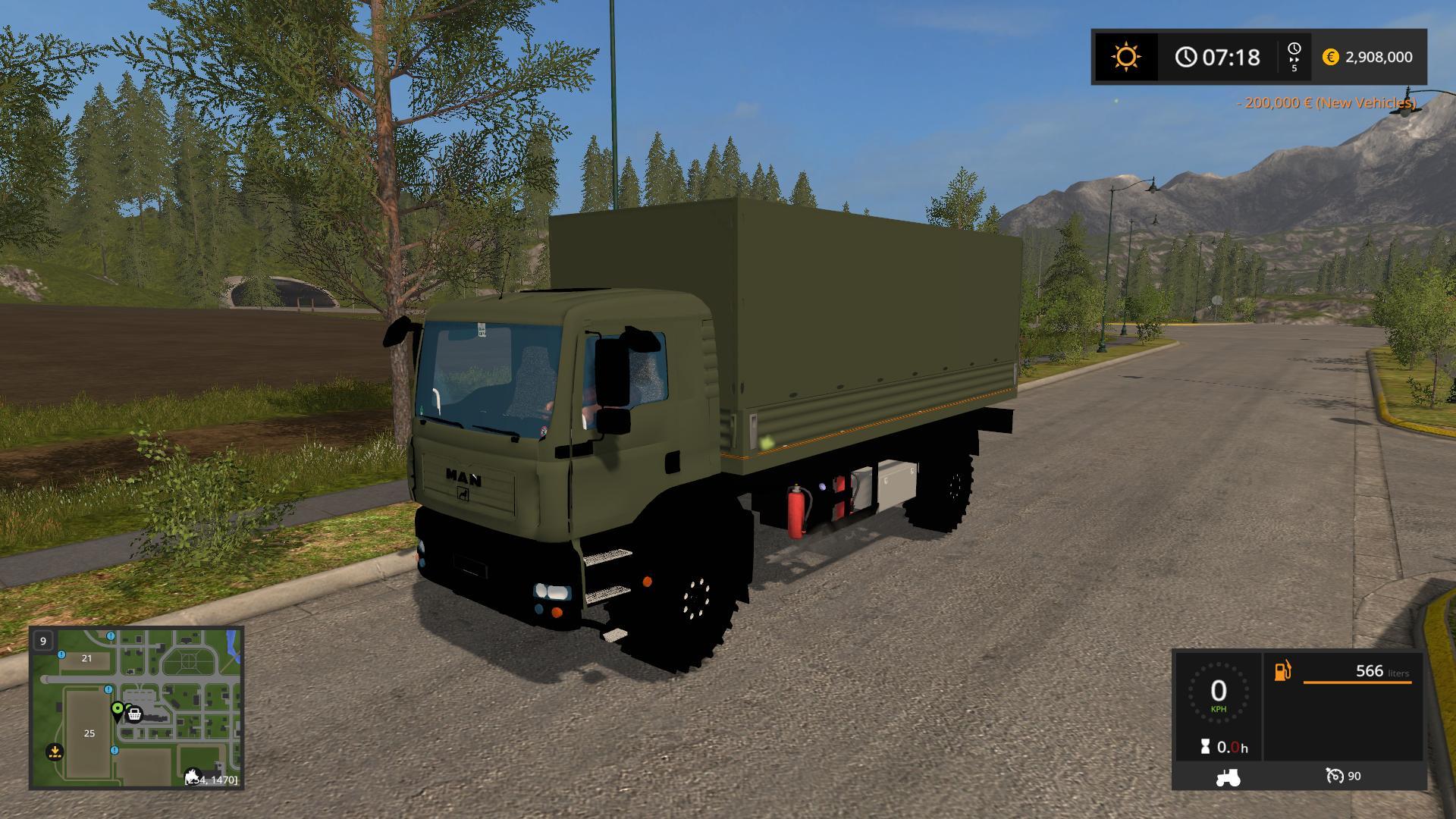 FS17 – Man Forst Pritsche Kamyon Modu V1.0