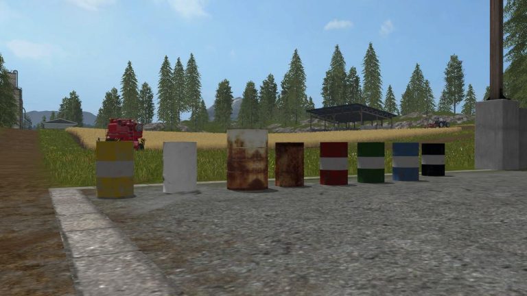 FS17 – Yerleştirilebilir Varil Paketi V1.0