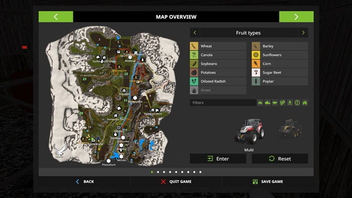 FS17 – Les Montagnards Haritası V1.0