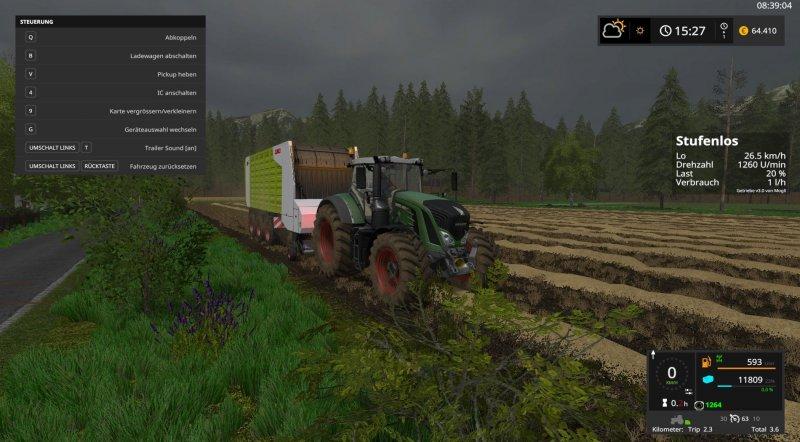 FS17 – Claas Cargos 9600 Römork V1.0
