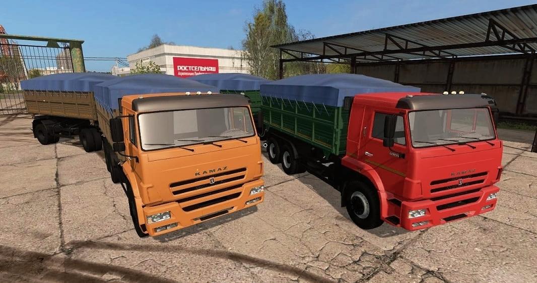 FS17 – Kamaz 45143-6012 + Nefaz 8560-02 V1.0