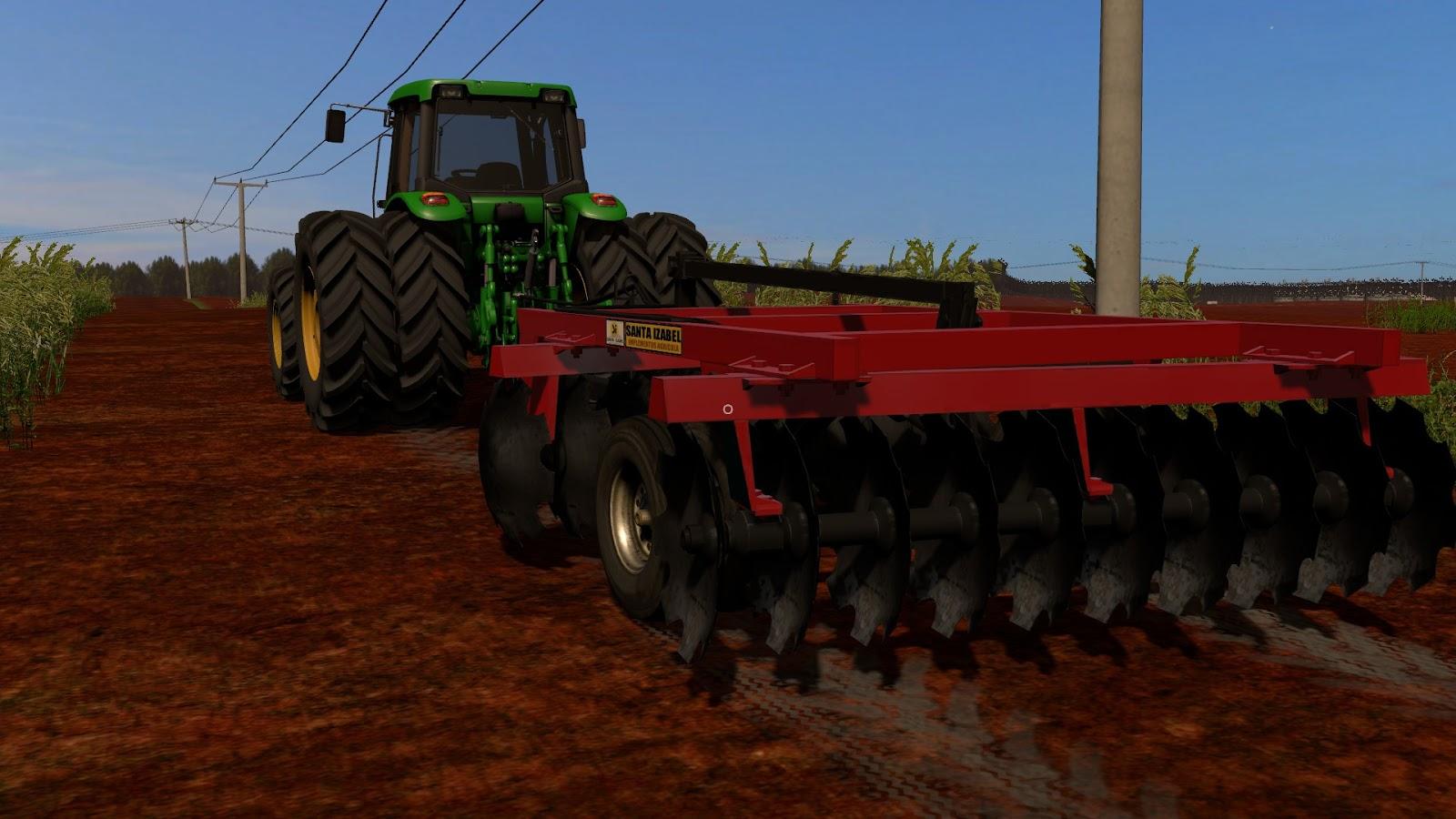 FS17 – Grade Santa Izabel 20 Kültivatör V1.0