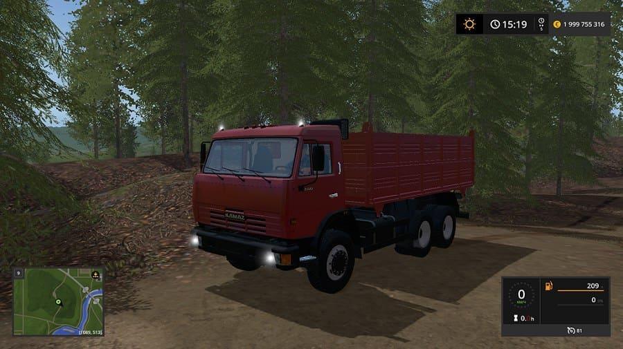 FS17 – Kamaz 45143 + Nefaz 8360 Römork V1.0