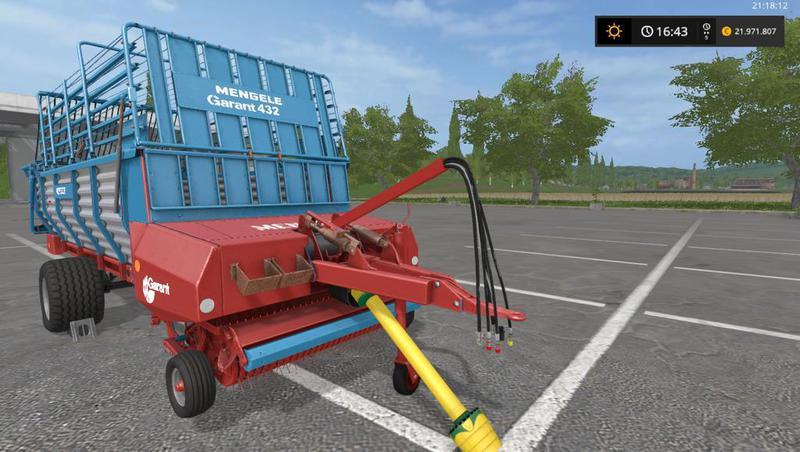 FS17 – Mengele Garant 432 Dh Römork V2.0