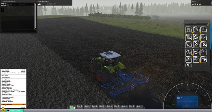Cattle And Crops – Claas Arion 530 Traktör + İkiz Tekerlekler V0.9