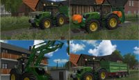 FS17 – John Deere 6135R – 6250R WIP Traktör V2.1