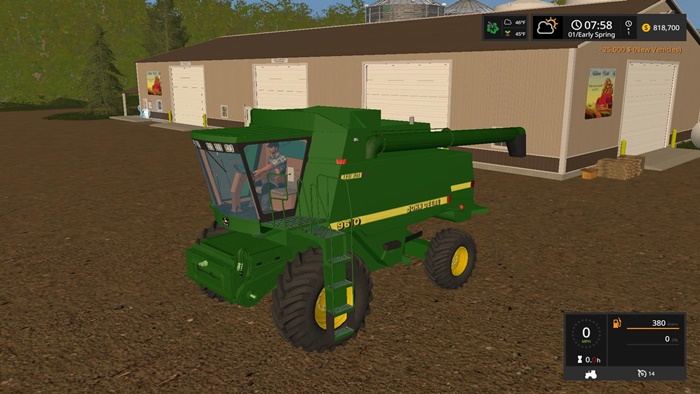 FS17 – John Deere 9610 Biçerdöver V2.0