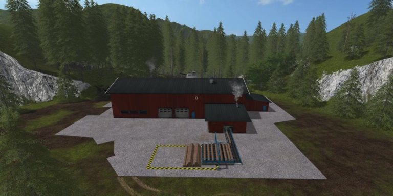 FS17 – Yerleştirilebilir Kereste Fabrikası V1.0