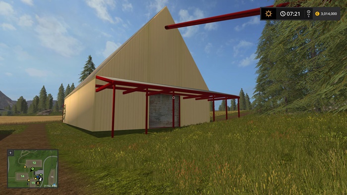 FS17 – Yerleştirilebilir Pamuk Binası V1.0