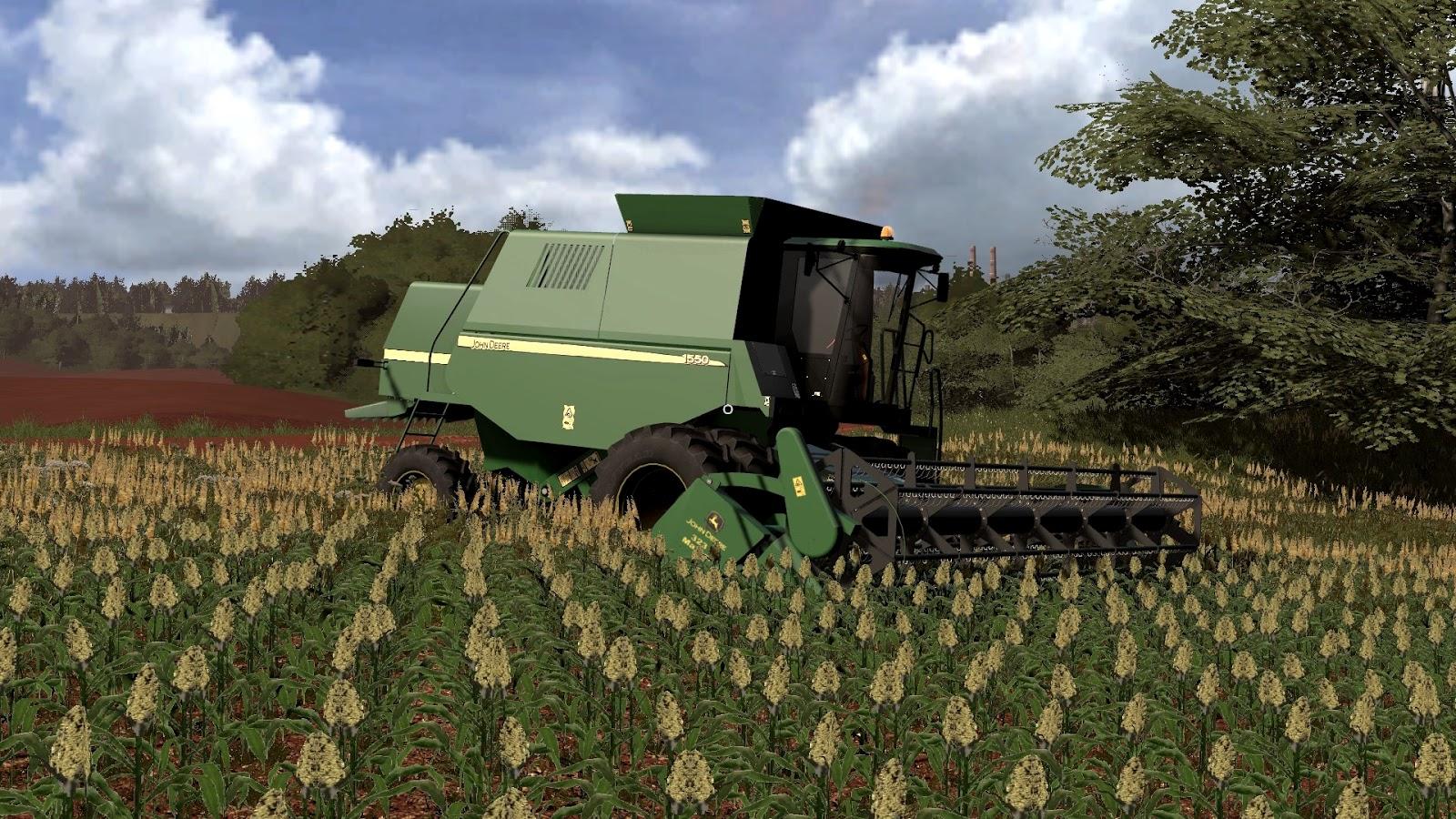 Моды для farming. Комбайн Джон Дир fs17. ФС 15 John Deere комбайны. Джон Дир комбайн для ФС 15. John Deere 1550.