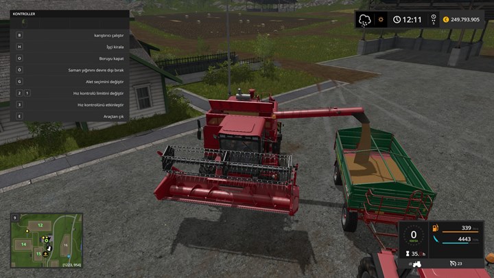 FS17 – Biçerdöver Boşaltım Hızı Yükseltme